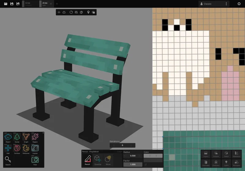 Asset Creation Screenshot